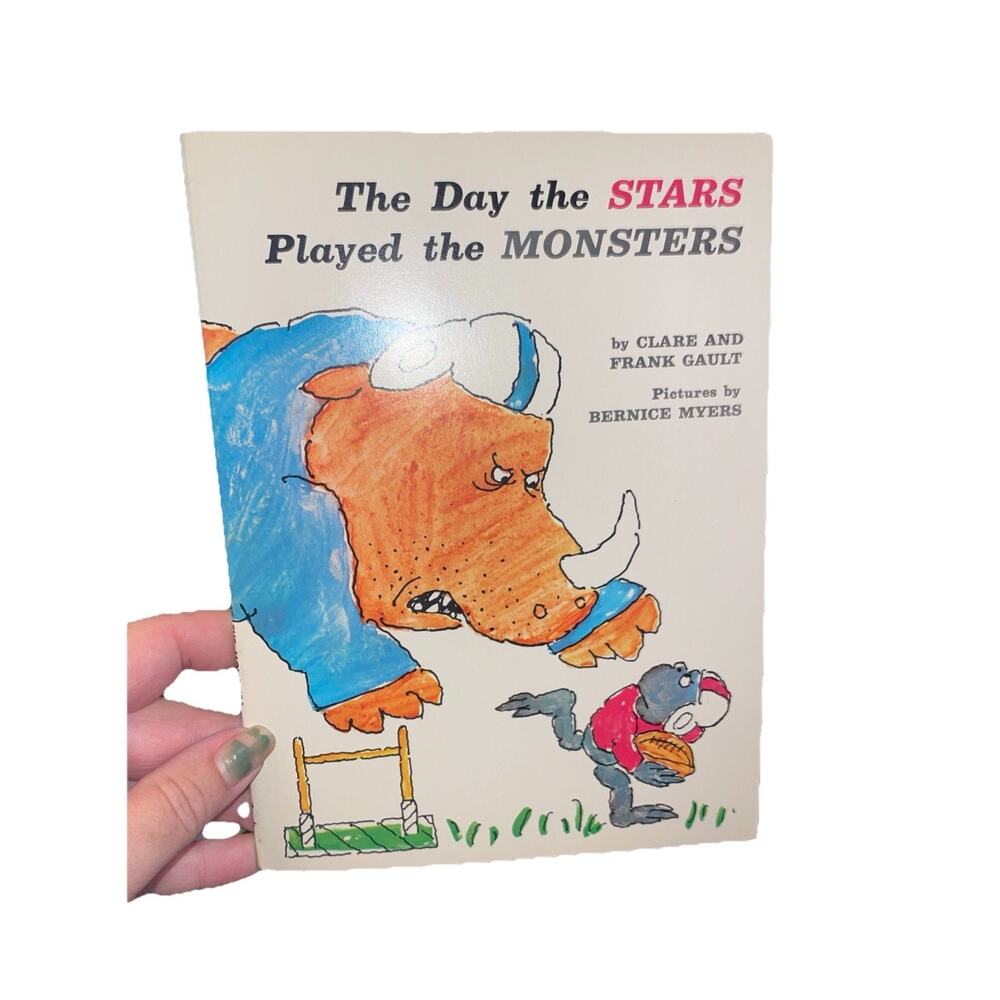 The Day the Stars Played the Monsters ~ Clare & Frank Gault 1974 Scholastic NEW
